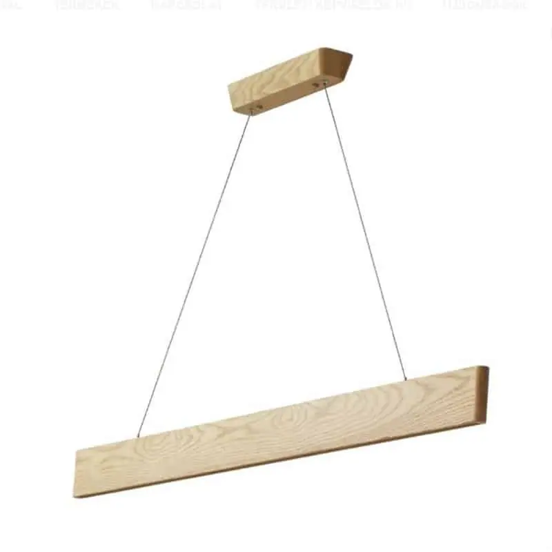 Gyors kiszállítás Függesztett design fa lámpa 22W 1700lm 120cm természetes fehér fény