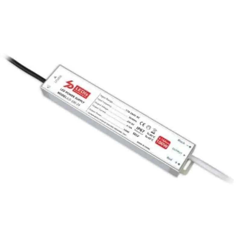 Gyors szállítás LEDis vízálló LED tápegység 100W 24V, IP67, LD-100-24 5 év garancia
