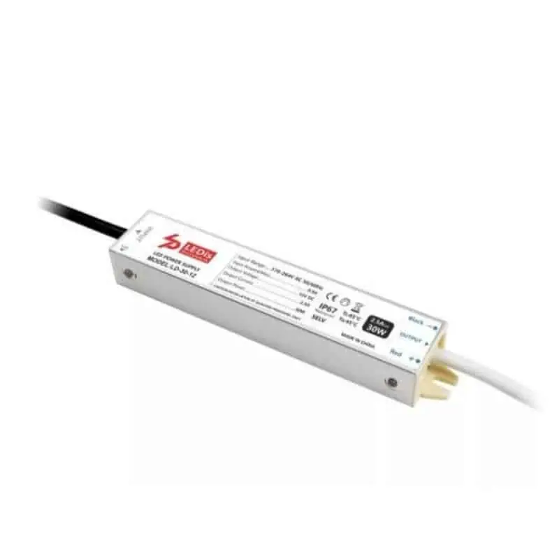 Biztonságos vásárlás LEDis vízálló LED tápegység 30W 12V, IP67, LD-30-12 5 év garancia