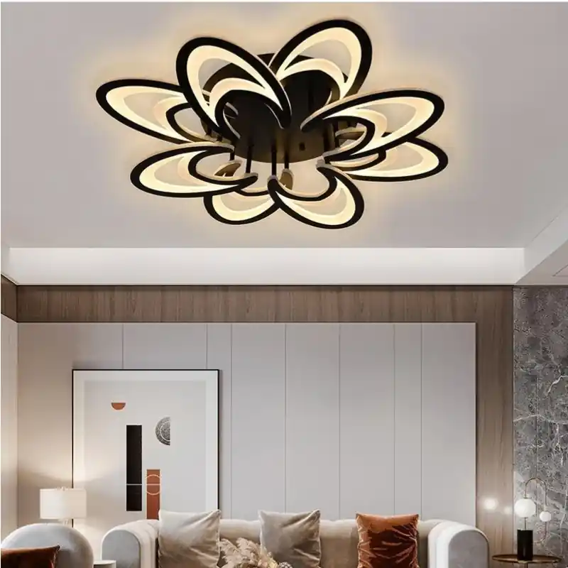 Nedes Flower mennyezeti LED lámpa 125W, 65 cm távirányítós és mobil applikációval vezérelhető Prémium