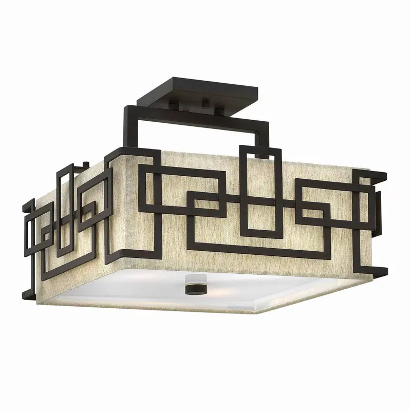 Rendeld meg most Hinkley Lighting LANZA HK-LANZA-SF Plafonlámpa 3x60W/E27