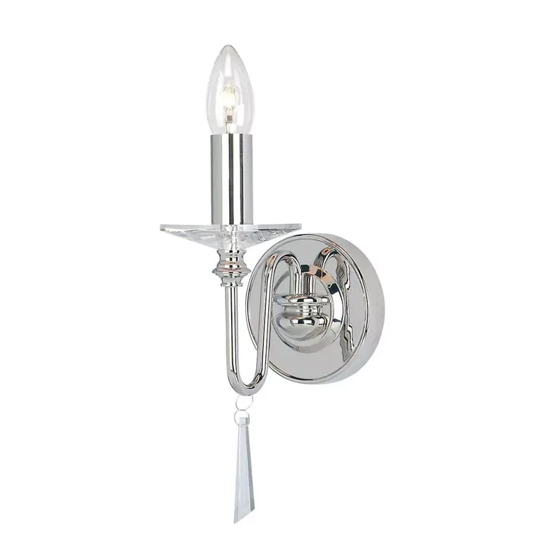Vedd meg online Elstead Lighting FINSBURY PARK FP1-POL-NICKEL Fali lámpa 1x60W/E14