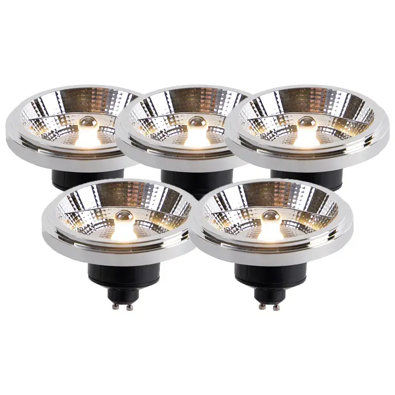 Kedvezmény 5 db-os készlet GU10 LED izzó AR111 11W 820lm 3000K