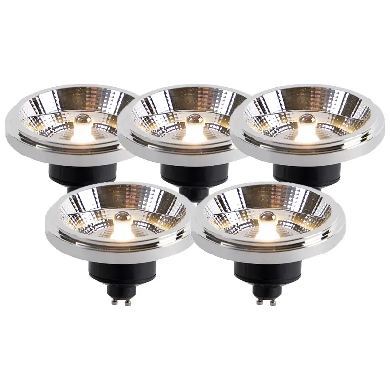 5 db GU10 szabályozható LED lámpa készlet AR111 11W 810 lm 2700K Árcsökkenés