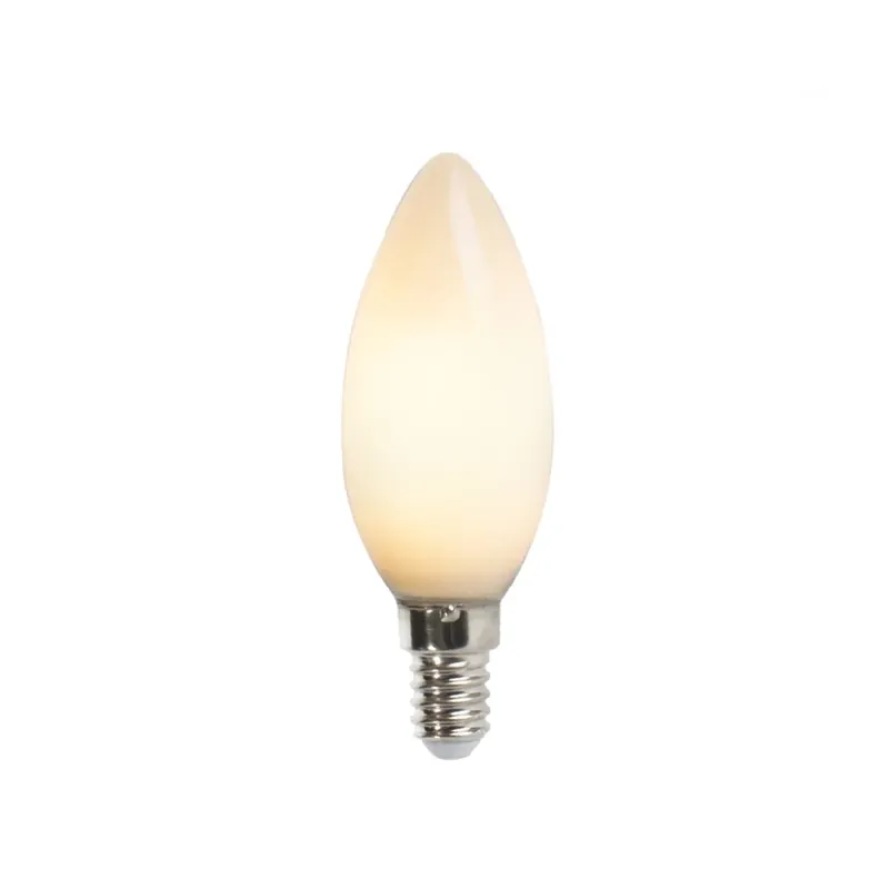 Legkelendőbb E14 LED gyertyalámpa B35 opál 2W 180lm 2350K