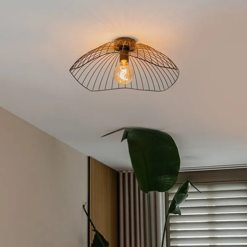 Szuper ajánlat Design mennyezeti lámpa fekete 50 cm - Pua