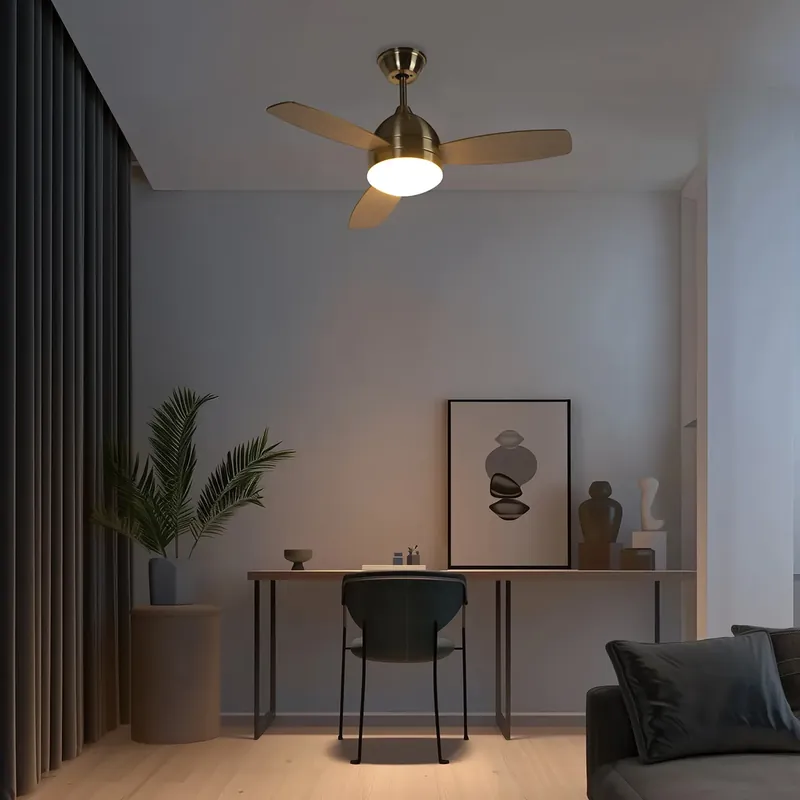 Mennyezeti ventilátor sárgaréz 96 cm távirányítóval - Rotar Legkelendőbb