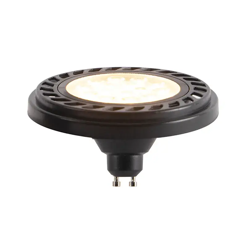 Újdonság GU10 szabályozható LED AR111 fekete 8W 600 lm 2700K
