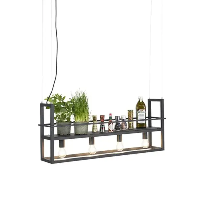Legkelendőbb Okos lógólámpa fekete, WiFi-vel A60 - Cage Rack