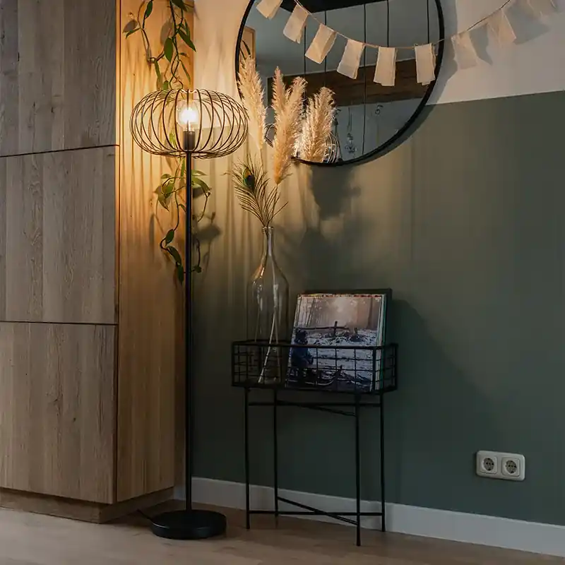 Exkluzív ajánlat Design állólámpa fekete - Johanna