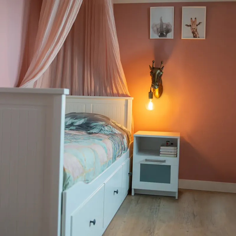 Vintage fali lámpa sárgaréz - Animal Zsiráf Különleges ajánlat