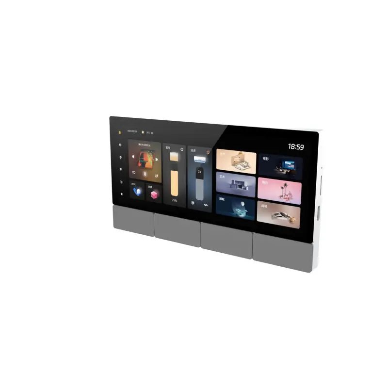 Akciós ár HUGOLED Tuya Smart Okosotthon Központi Panel S2 960p LCD érintőkijelző, Zigbee, WiFi, LAN, BLE, RS485