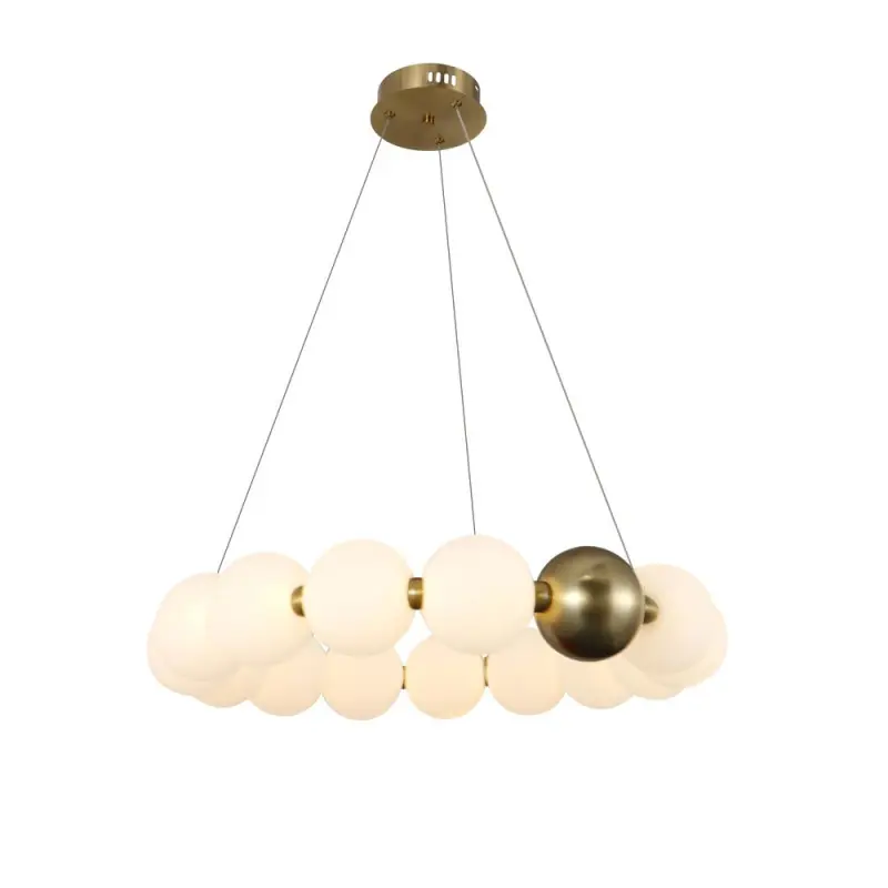 Utolsó esély DESIGN LED függesztett csillár lámpa Réz 27W 2160LM 3000K