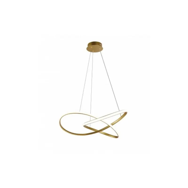Nézd meg most INFINITO MODERN DESIGN LED függesztett lámpa Szálcsiszolt Arany 30W 2400LM 3000K
