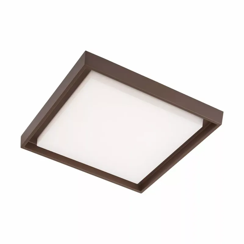 Legjobb ár Bezel kültéri LED mennyezeti lámpa, barna 10034