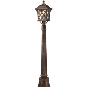 Kültéri állólámpa Bremen barna/arany 10357 Kiárusítás