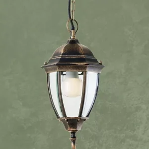 Legkelendőbb Kültéri függőlámpa Sevilla fekete/antik bronz 10459