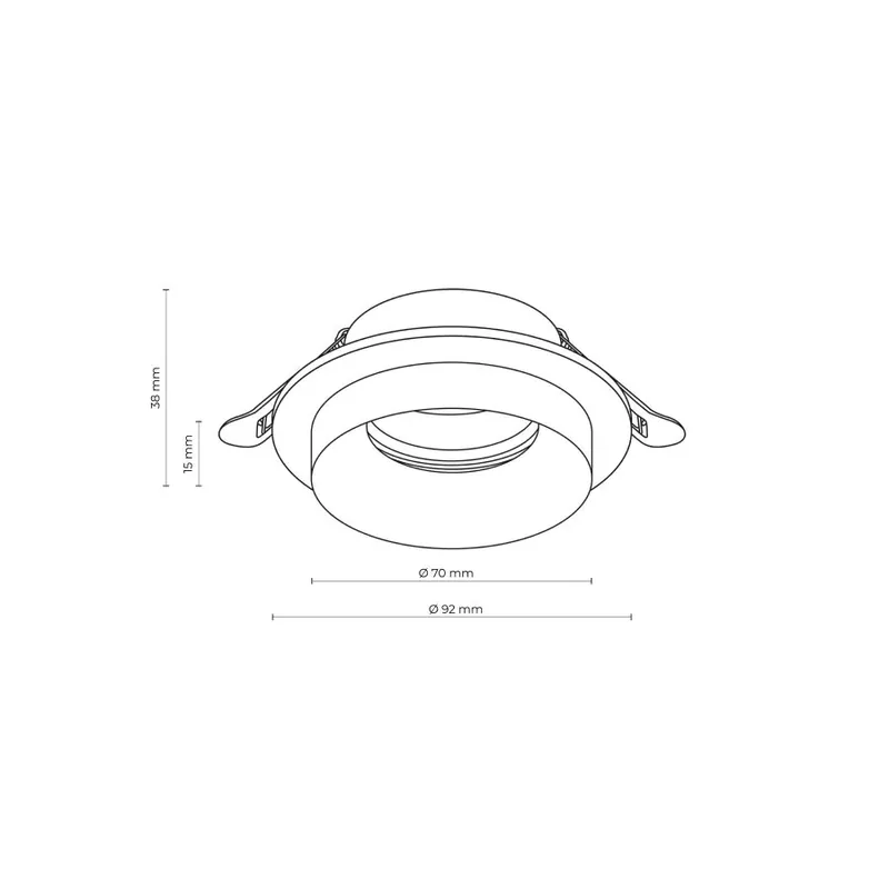 TK Lighting 6920 JET álmennyezetbe építhető lámpa Szuper ajánlat