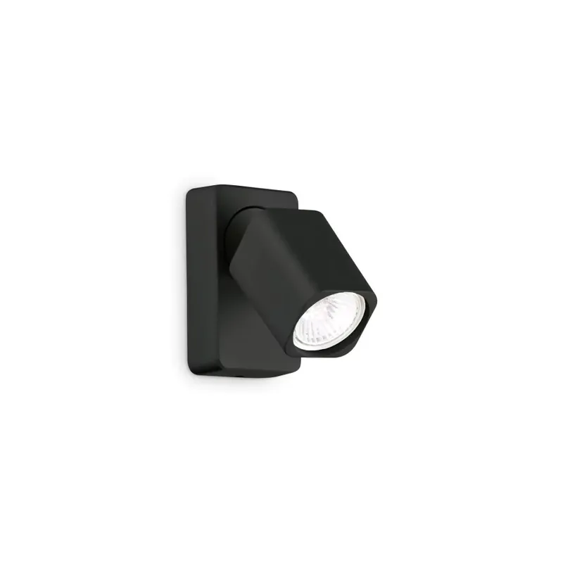 Végkiárusítás IdealLux 321530 RUDY AP1 SQUARE NERO spotlámpa