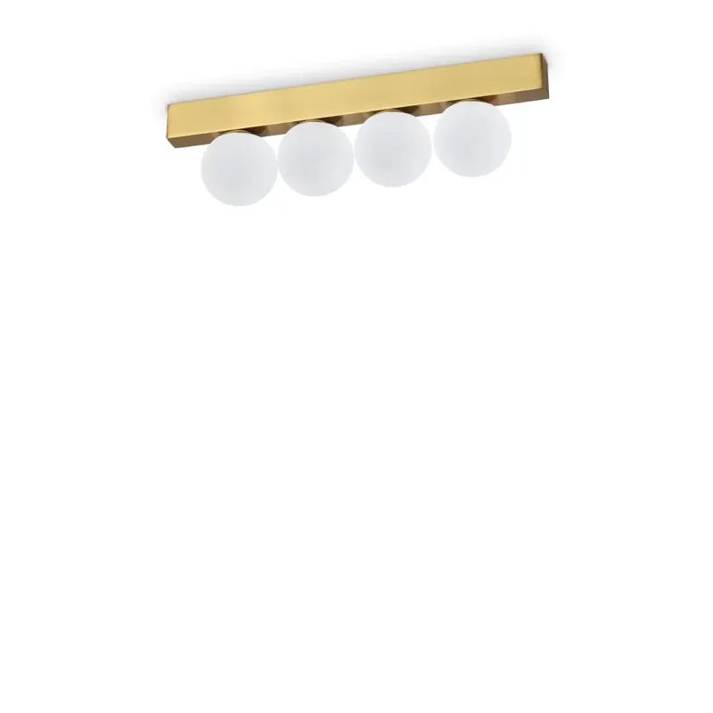 Végkiárusítás IdealLux 328249 PING PONG PL4 OTTONE mennyezeti LED lámpa
