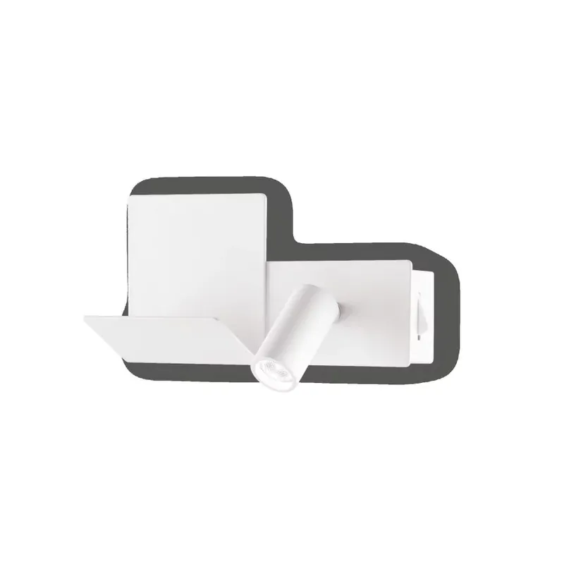 Akciós ár IdealLux 306810 KOMODO-2 AP BIANCO LED falikar