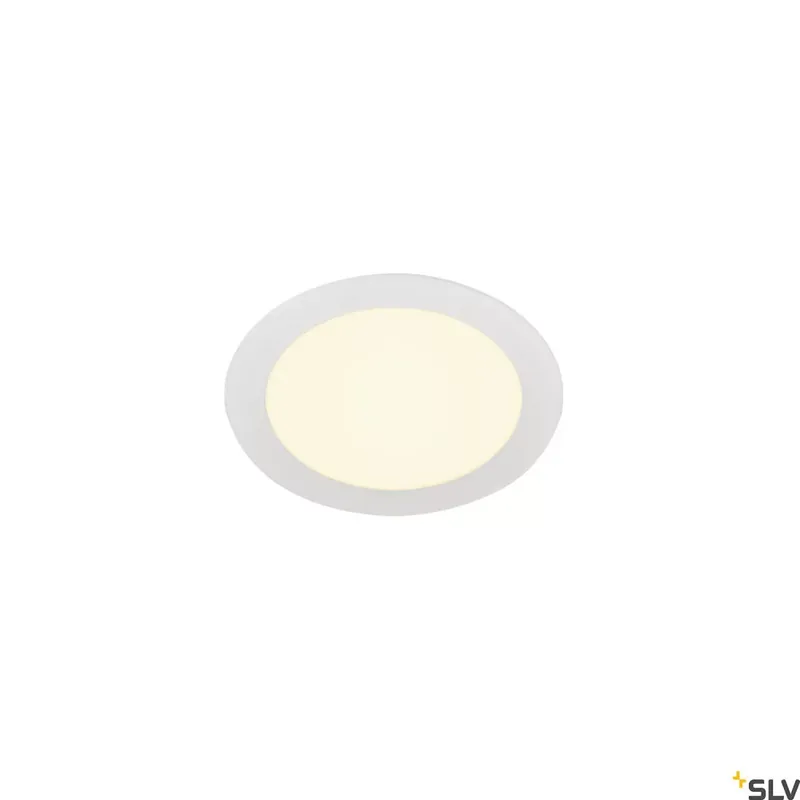 SENSER 18 LED fehér 12W 3000K 180° beltéri kerek süllyesztett mennyezeti lámpa Különleges ajánlat