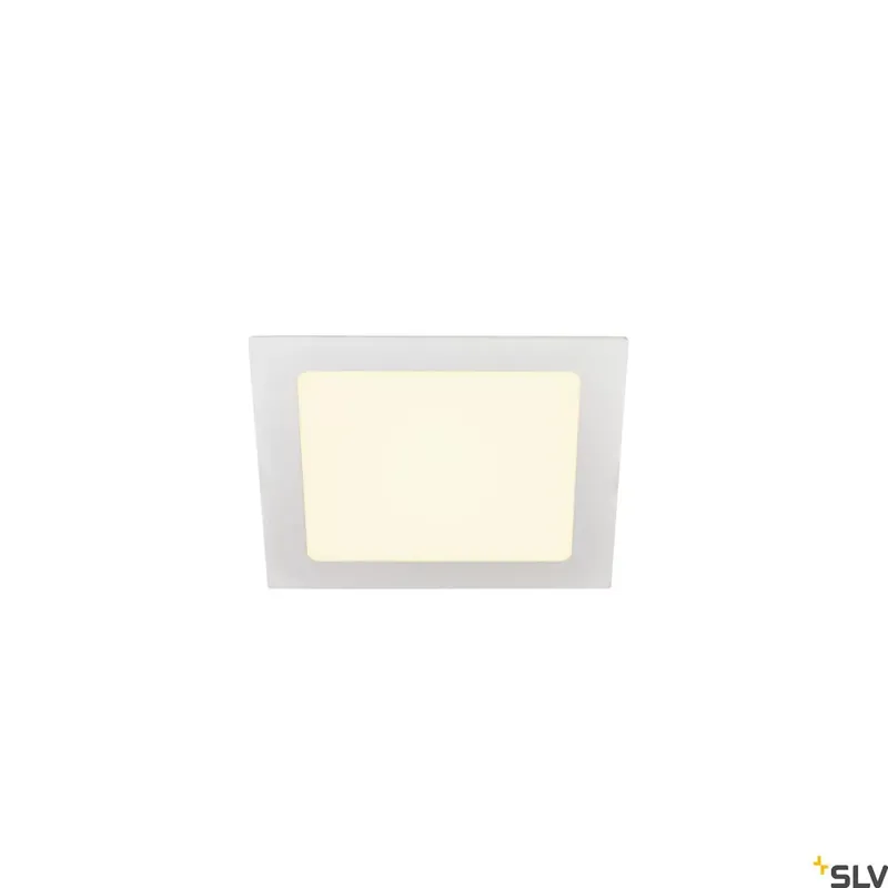 SENSER 18 LED fehér 12W 3000K 180° beltéri négyszögletes süllyesztett mennyezeti lámpa Vásárlói kedvenc