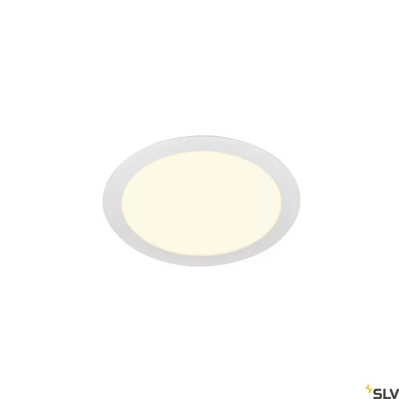 SENSER 24 LED fehér 13W 3000K 180° beltéri kerek süllyesztett mennyezeti lámpa Outlet