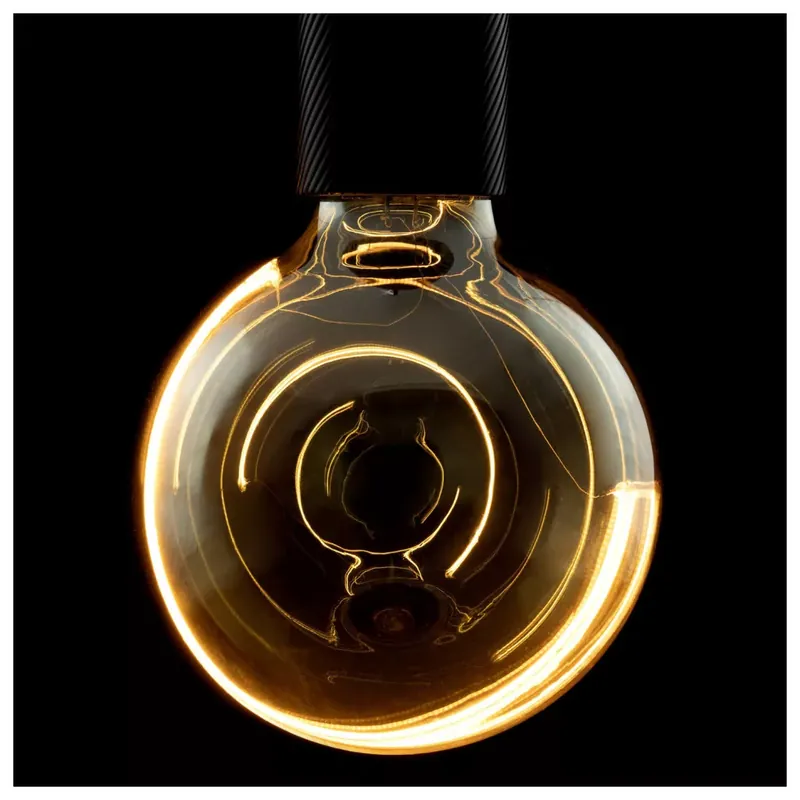 Szuper akció LED ILLUSION GLOBE 125 szürke E27 6W 1900K füstüveg dimmelhető filament LED izzó
