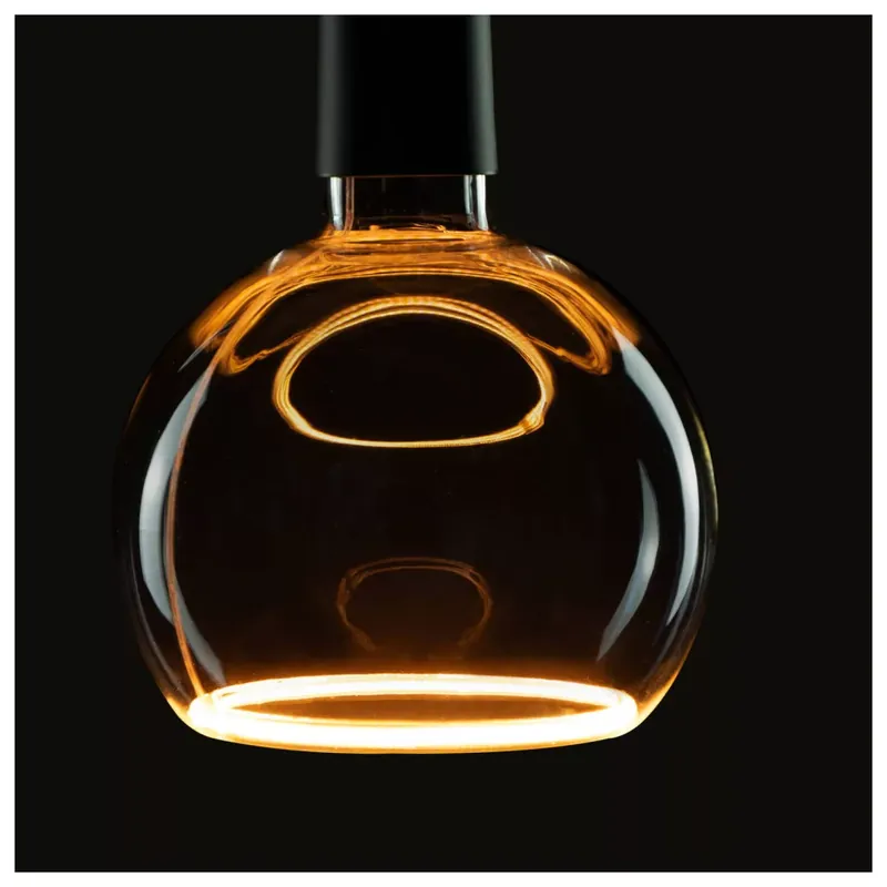 LED FLOATING GLOBE 150 szürke E27 6W 1900K füstüveg dimmelhető filament LED izzó Árcsökkenés