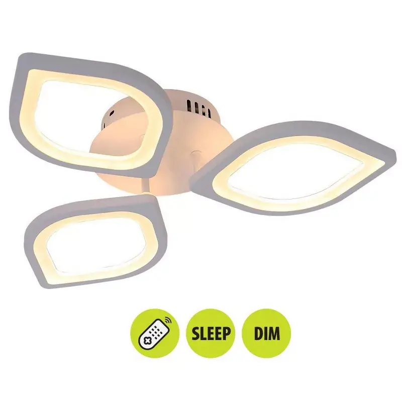 Szuper akció Vivalux Viki távirányítós mennyezeti lámpa, 48W LED, 3000-6000K, 3772 lm