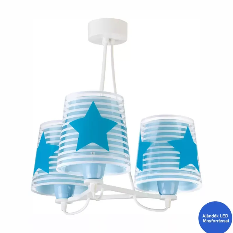 Akciós ár Dalber Light Feeling 81197T gyereklámpa függeszték, 3x60W E27