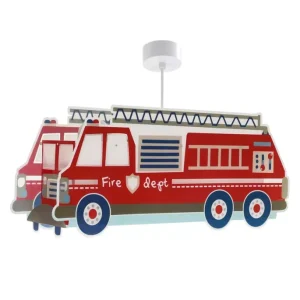 Akciós ár Dalber Police Fire Truck 60610 gyerek függesztett lámpa, 3x15W E27 LED