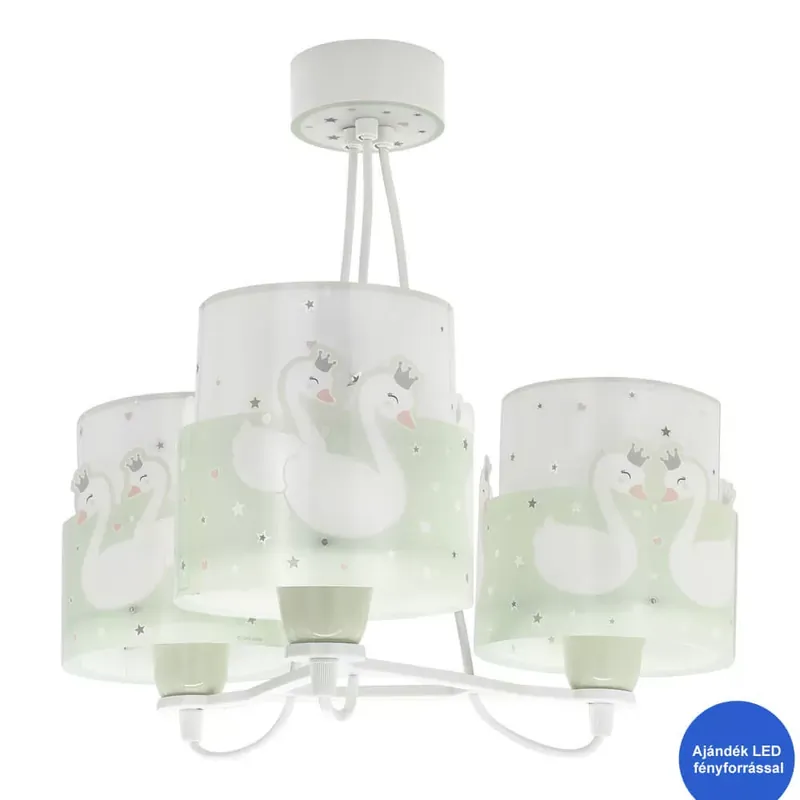 Akciós ár Dalber Sweet Love Green 61387/61717E gyerek függeszték, 3x60W 27