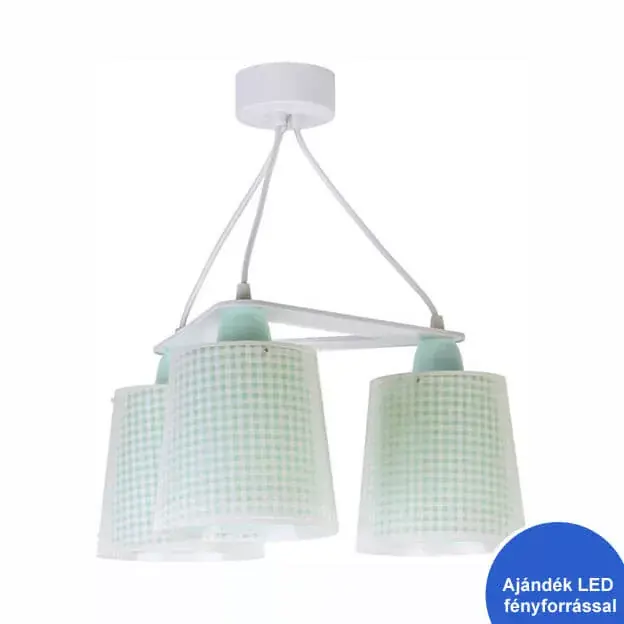 Akciós ár Dalber Vichy 80224H gyerek függesztett lámpa, 3x60W E27