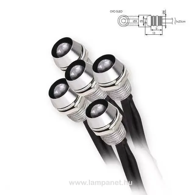 Kanlux Oyo 5LED-CW beépíthető LED spotfény szett, 5x0,22W Korlátozott ajánlat