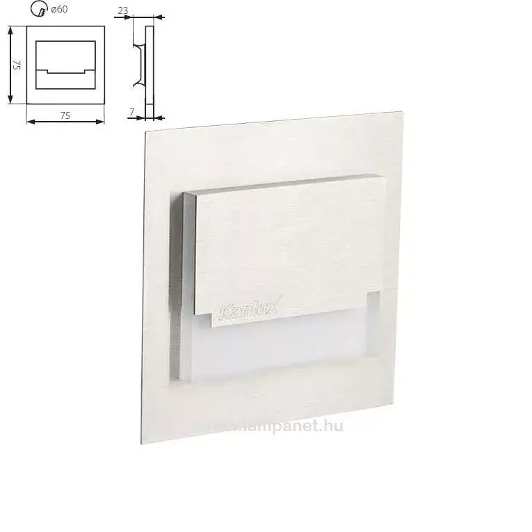 Kanlux Sabik Mini LED CW falba építhető lámpa, 15 lm, 6500K, 12V DC Legjobb ár