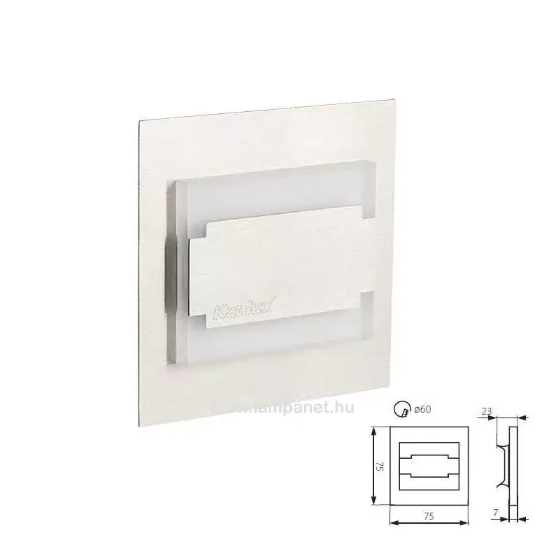 Kedvezmény Kanlux Terra Mini LED WW falba építhető lámpa, 13 lm, 3000K, 12V