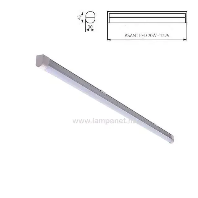 Kanlux Asant LED 20W-NW mennyezeti lámpa, 1800 lm Nézd meg most