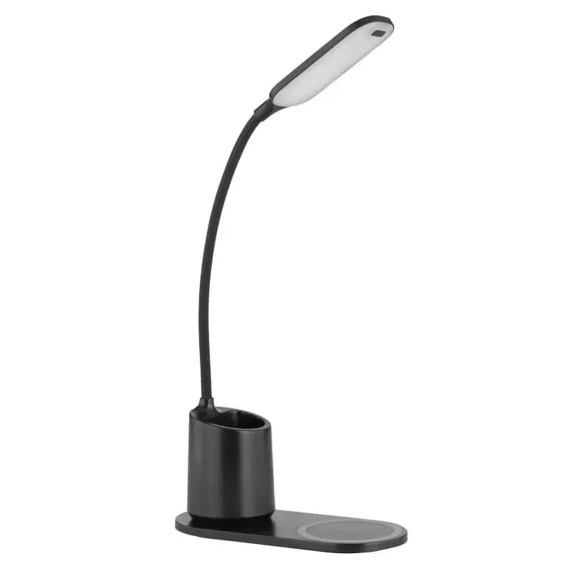 Vásárlói kedvenc Globo MELLI 58429B érintőkapcsolós íróasztali lámpa tolltartóval, 3W LED, 3000-4500-6000K, 19-190 lm