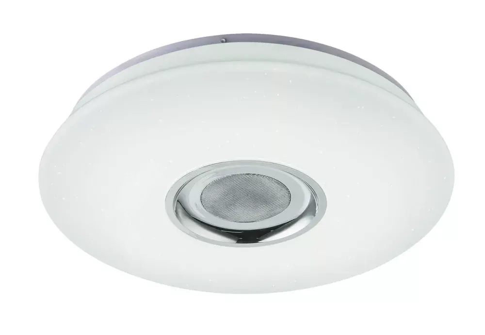 Globo Nicole 41329-18 távirányítós, hangszórós mennyezetlámpa, 18W+6W LED, 3000-4500-6000K+RGB, 80-1120 lm Újdonság