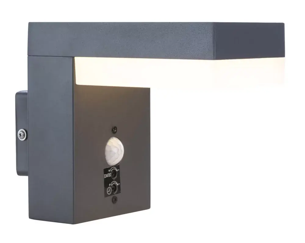Globo Oskari 34186WS mozgásérzékelős kültéri falilámpa, 9,5W LED, 3000K, 800 lm Expressz kézbesítés
