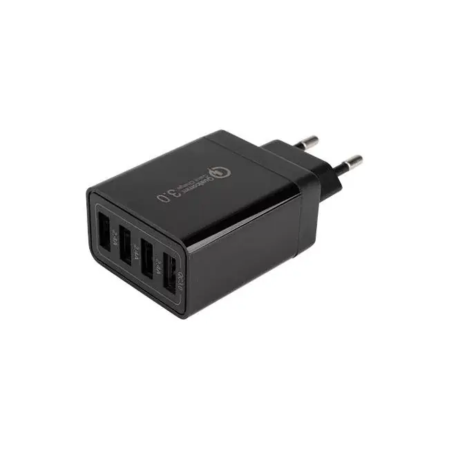 MasterLED gyorstöltő 20 W-os 4 x USB-C fekete adapter Prémium