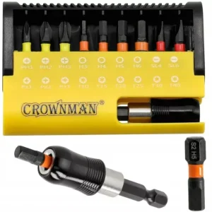 Szuper ajánlat Crownman 18 db-os Bit Fej Készlet