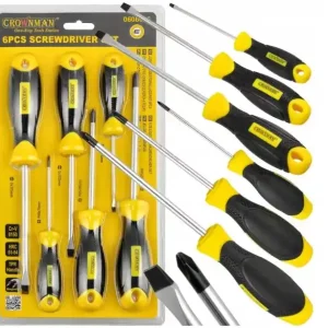Bestseller Crownman 6 db-os mágneses csavarhúzó készlet