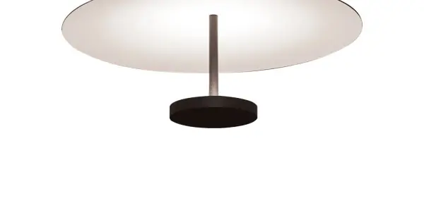 Viokef Ross fekete-fehér LED mennyezeti lámpa (VIO-4332000) LED 1 izzós IP20 Biztonságos fizetés
