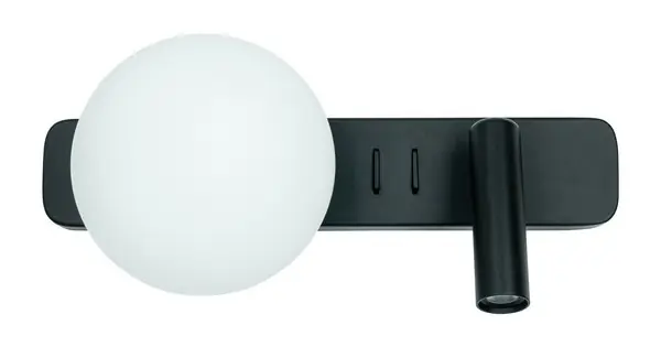 Zambelis fekete-fehér fali lámpa (ZAM-25326) G9 1 izzós IP20 Expressz szállítás