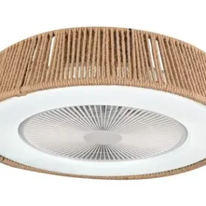 Zambelis barna LED mennyezeti csillár ventilátor (ZAM-23001) LED 1 izzós IP20 Expressz kézbesítés