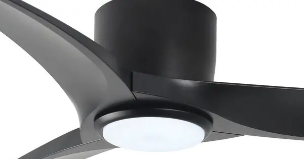 Zambelis fekete-fehér LED mennyezeti csillár ventilátor (ZAM-25397) LED 1 izzós IP20 Utolsó esély