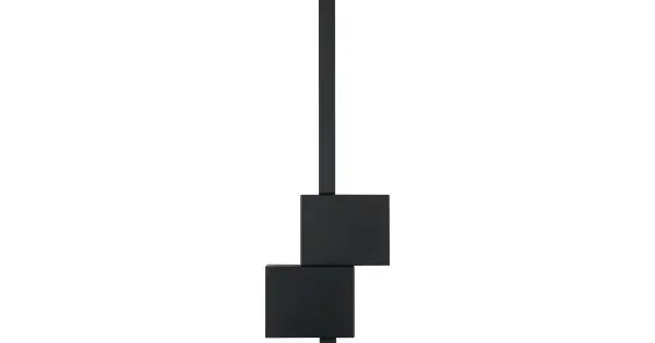 Zambelis fekete-fehér LED fali lámpa (ZAM-25147) LED 1 izzós IP20 Népszerű